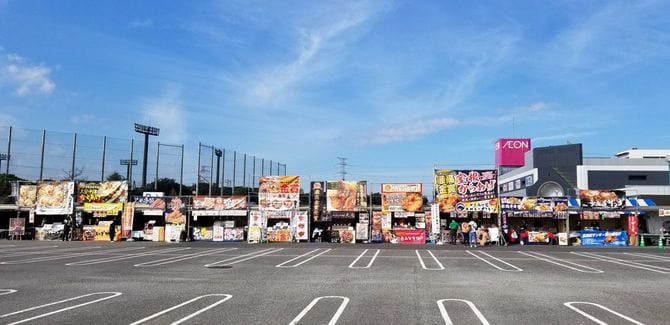 2018年に開催された「からあげフェスティバルNo.1決定戦」会場の様子