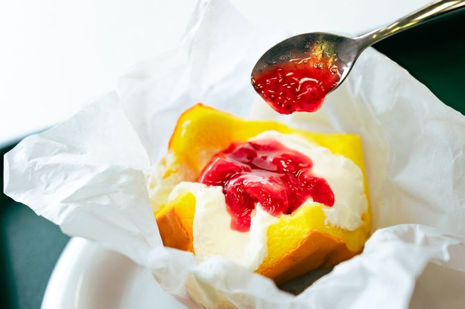 開発中のスイーツ