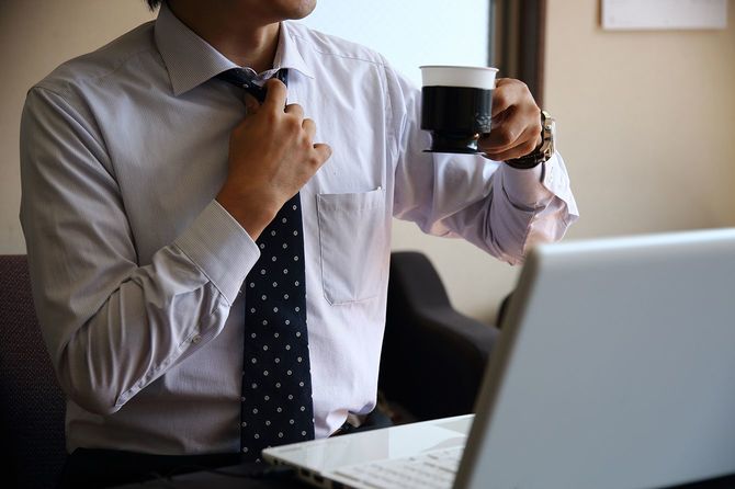 疲れたビジネスマン