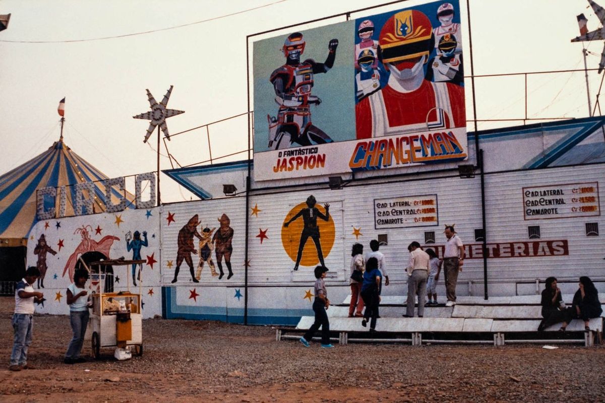 1990年エベレスト・ビデオ社がサンパウロで行ったヒーローショーの券売所