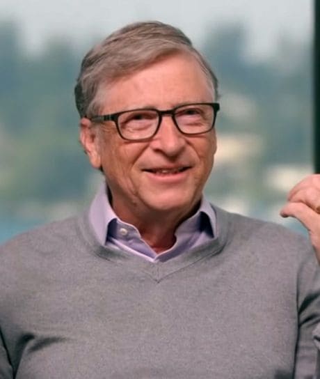 タイムズ・オブ・インディアの取材に応じるビル・ゲイツ氏