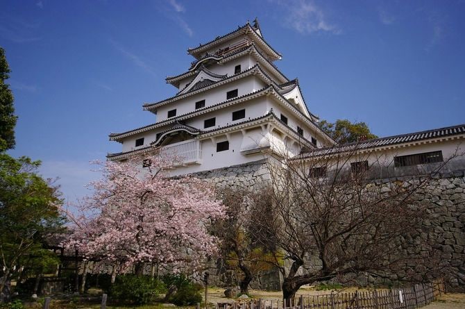 2008年4月6日、唐津城