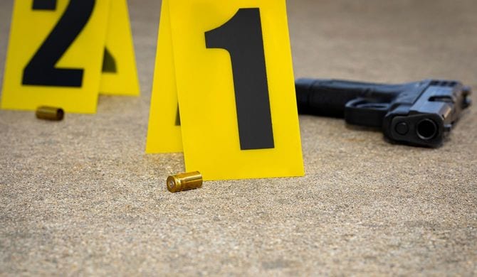 犯行現場の現場検証