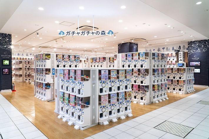 ガチャガチャの森外観