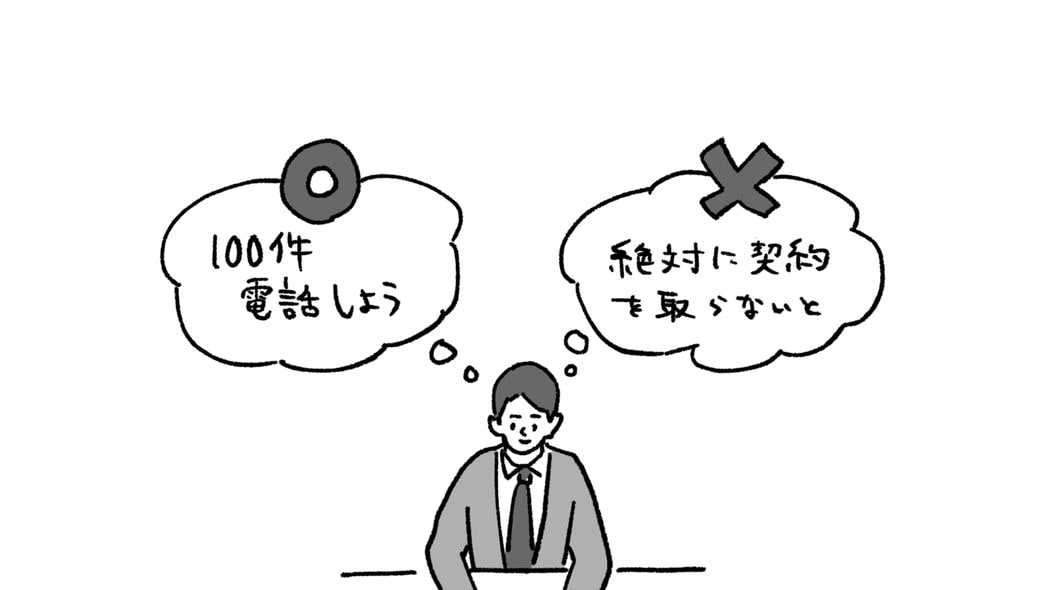 結果に執着するのは逆効果…本当に仕事のできる人が実践する｢契約を取るぞ｣より効果的な｢目標設定｣ 自分でコントロールできる課題に集中する