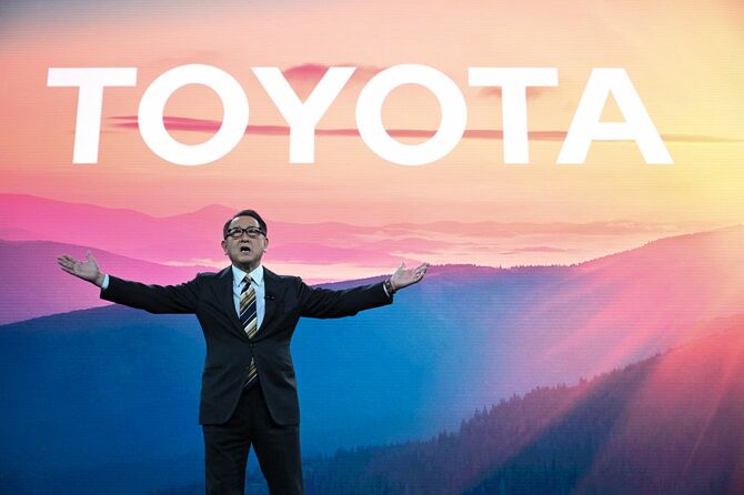 トヨタ自動車の豊田章男会長（2020年1月6日、ラスベガス）