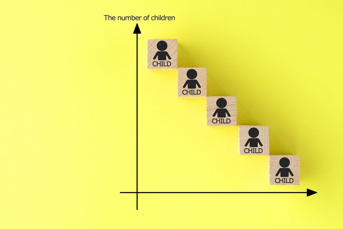 子供の数のグラフイメージ