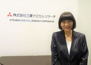 三菱ケミカルリサーチ 社長　華房実保さん（写真提供＝三菱ケミカルリサーチ）