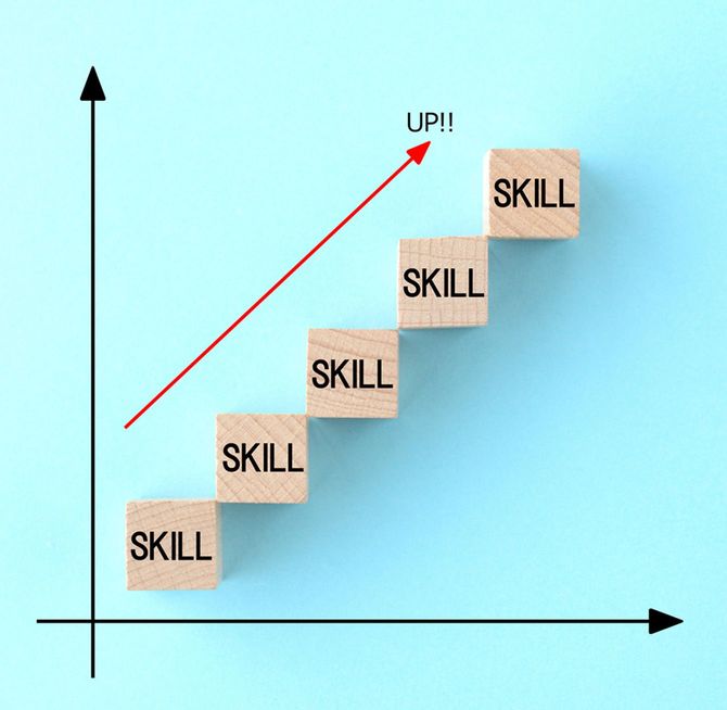 スキルアップのイメージ