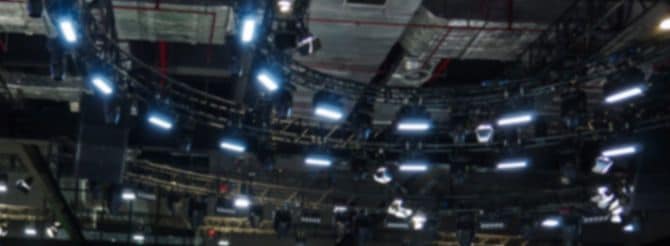 コンサートホールの天井