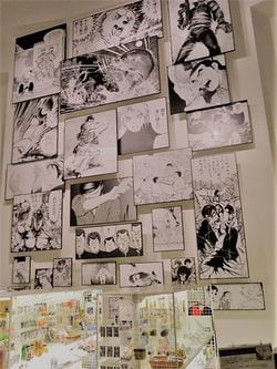売店のマンガウォール