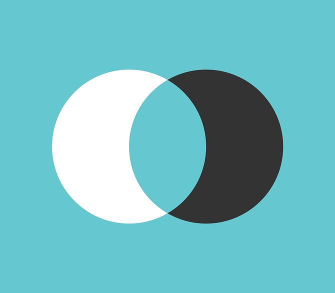 二つの円の重なる場所