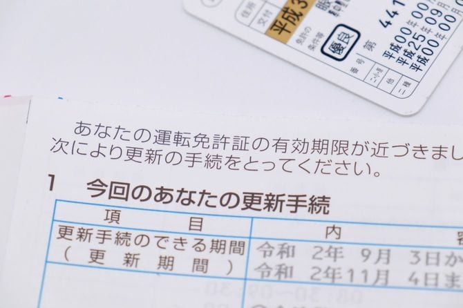 運転免許証の更新に関するお知らせ