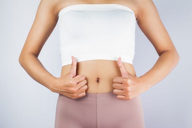 おなかの調子がいい人のイメージ