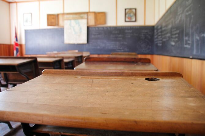 戦後の教室