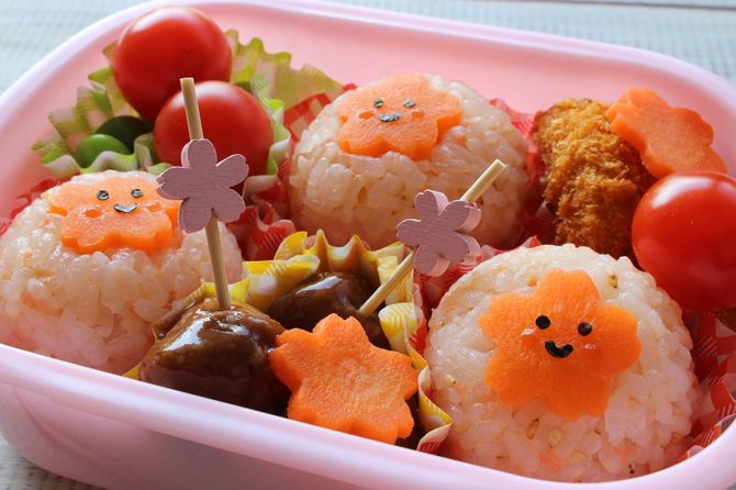 かわいらしいキャラ弁