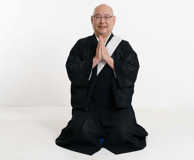 光照山蓮久寺住職の三木大雲さん