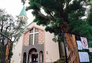 1970年12月25日に加藤一二三が洗礼を受けた、東京・杉並区のカトリック下井草教会。
