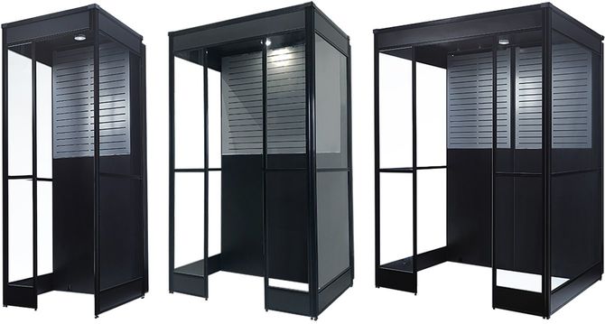 幅82cmの1人用、幅125cmの2人用、幅159cmの4人用などの製品をラインアップ。設置場所などに適したサイズの製品を選ぶことができる。