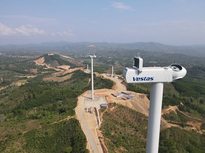 ベトナムクアンチ省の陸上風力事業