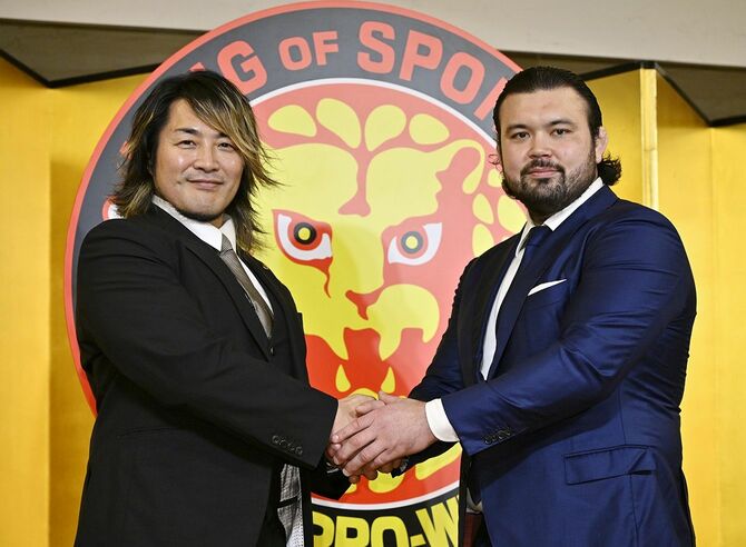 ウルフと棚橋社長