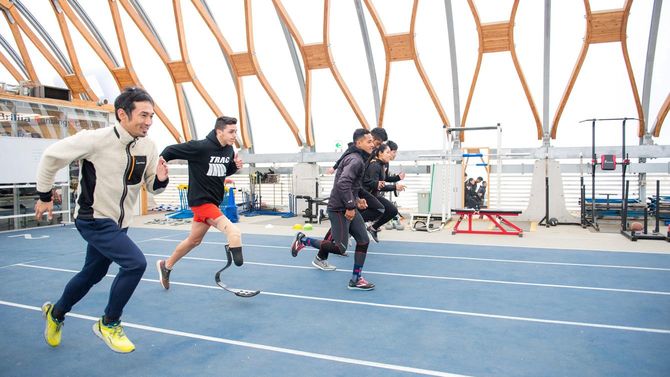 新豊洲Brilliaランニングスタジアムにて