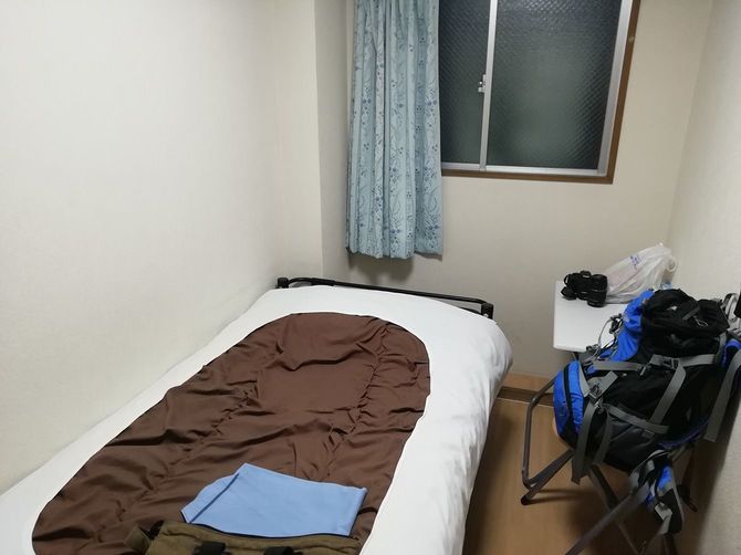 あいりん地区にある典型的なドヤの一室