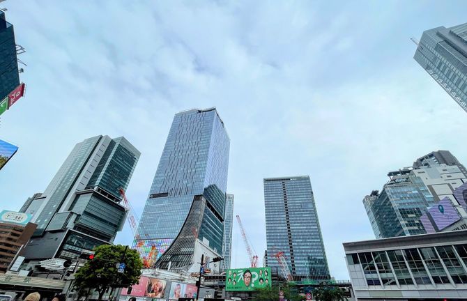 渋谷のスクランブル交差点