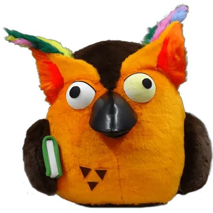 人気キャラ「R.B.ブッコロー」（有隣堂公式サイトより）