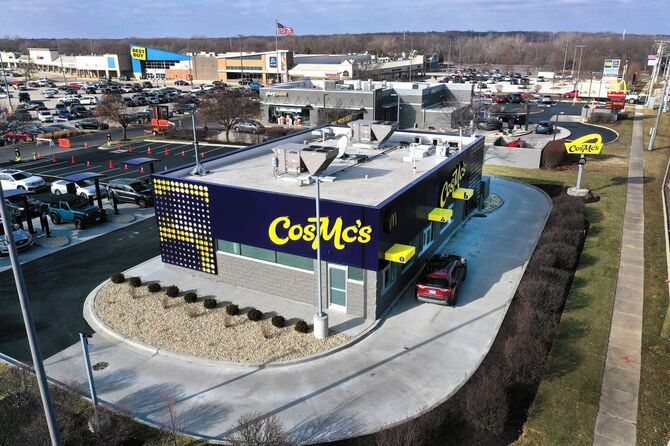 「CosMc's」の航空写真