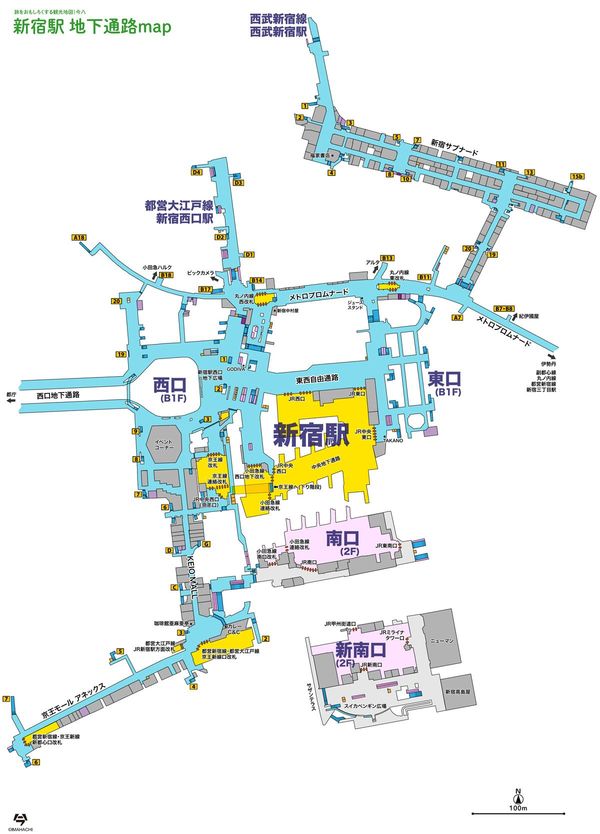 東京新宿地下通路