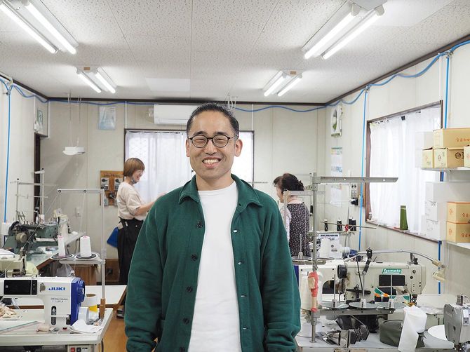 三恵メリヤスの三木健社長