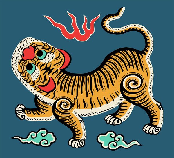 台湾民主国の国旗（1895年）