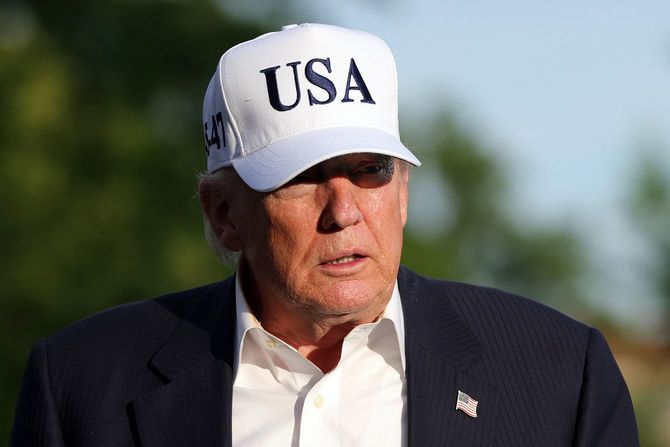 米有権者は「トランプは噓つき」と見ている（トランプ米大統領＝2026年5月18日、ワシントン）