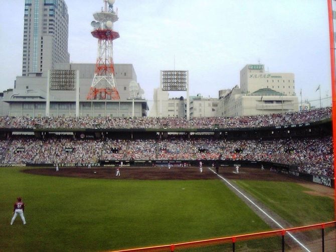 2005年5月21日に広島市民球場で行われた広島対楽天
