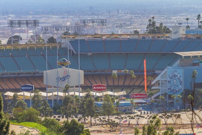 ロサンゼルスドジャースの本拠地ドジャースタジアム