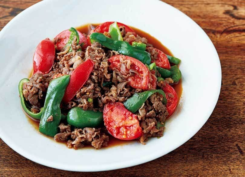 「トマト×牛肉×ピーマン」で疲労回復 トマトの酸味が旨味を引き立てる