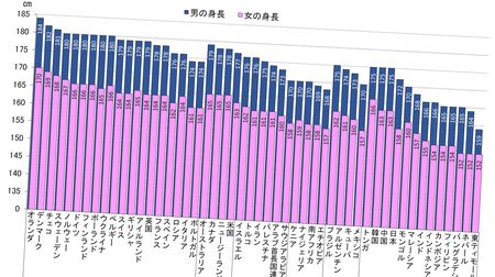 オファー 日本人靴サイズ分布