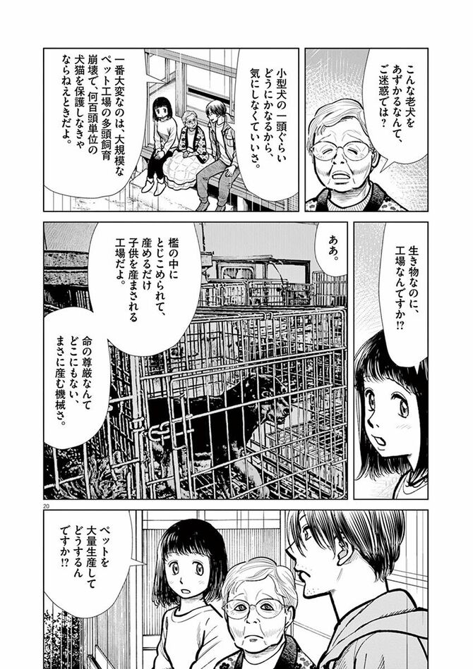 ペット産業が広まった背後にある 命の尊厳なきペット工場という闇 しっぽの声 第5巻 第34話 コミック しっぽの声 4ページ目 President Online プレジデントオンライン
