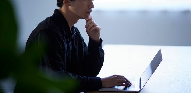 オフィスで働く男性