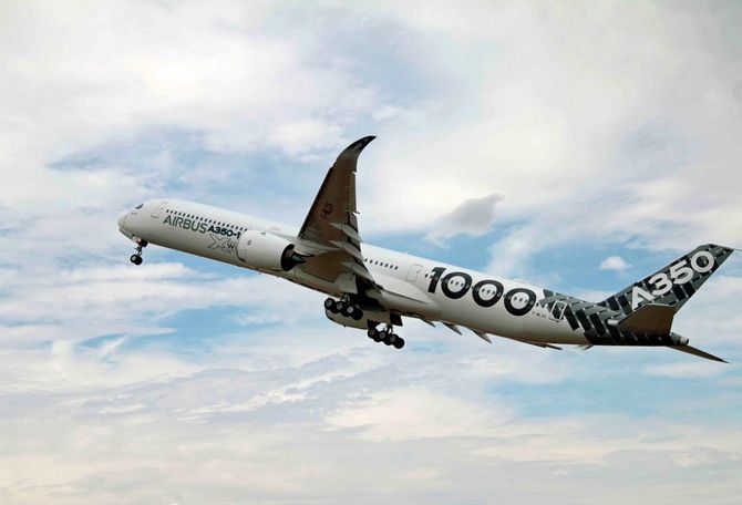 最長路線を飛ぶA350-1000型機