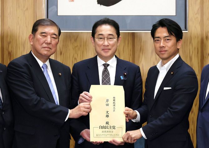 令和6年6月7日、自由民主党による地域の所得と雇用の創出を実現する海業の推進に向けた提言申入れを受けた岸田総理