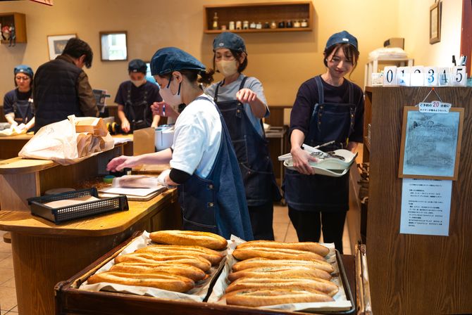 パン好きのスタッフたち