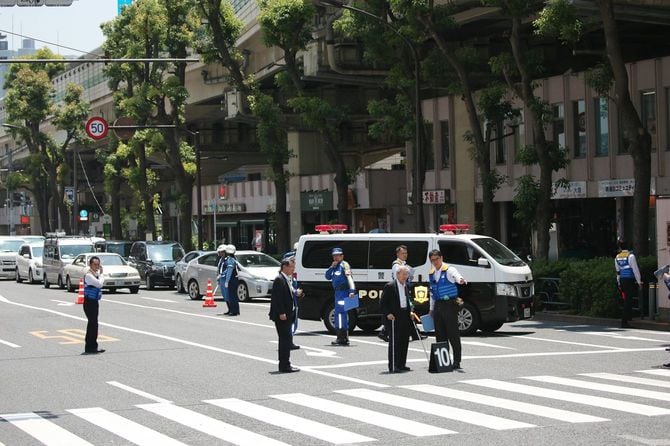 池袋事故/実況見分に立ち合う飯塚元院長