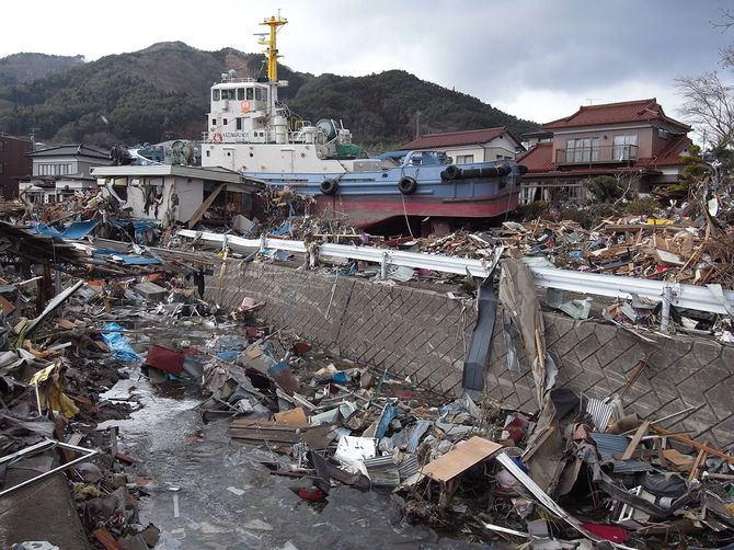 2011年3月17日の大船渡市