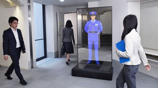 バーチャル警備システムの館内活用