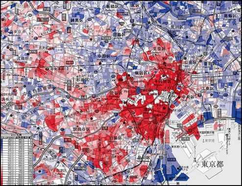 所得分布図【東京】