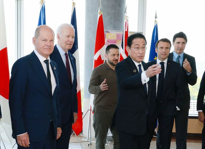 2023年5月21日、G7広島サミットに出席した岸田首相