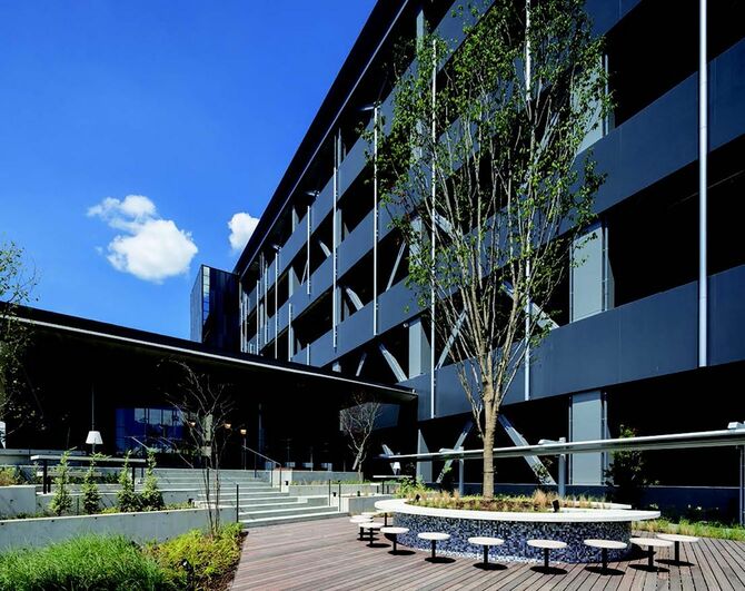 働く人の快適性や利便性を追求してデザインされた「グッドマン常総」