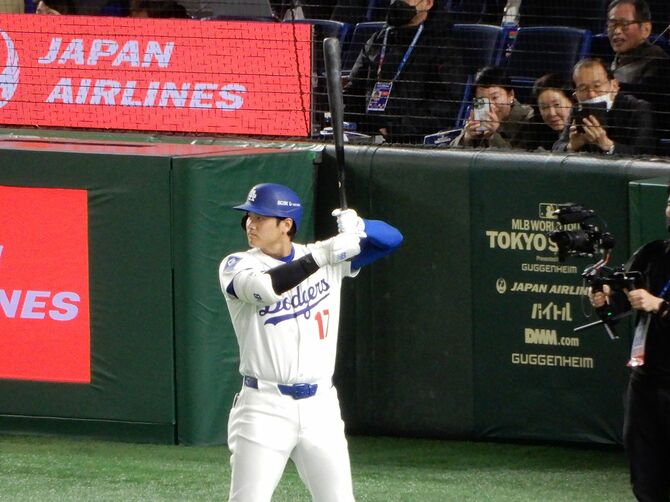 ドジャースの大谷翔平